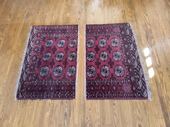 Two Similar Vintage Carpets