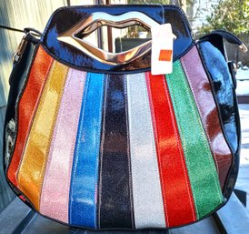 BRAND NEW WOMENS HANDBAGS - RAINBOWSTRIPE BAG # 15