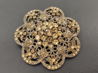 VINTAGE RHINESTONE BROOCH