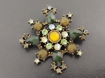 VINTAGE RHINESTONE BROOCH