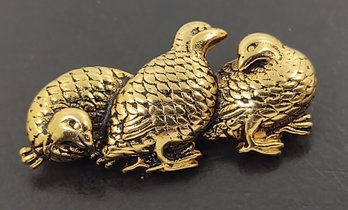 VINTAGE MMA BIRDS BROOCH