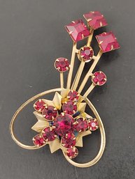 VINTAGE RHINESTONE BROOCH