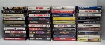 Collection Of 40 Mostly Hip Hop Cassette Tapes Includes Ice Cube, Prince, Madonna, Bobby Brown & More  KD/E4