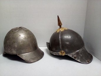 Antique Rare Prussian Bismark German Spike Picklehaubel Ceremonial Helmet & Vintage Helmet   BOH/BW/E3