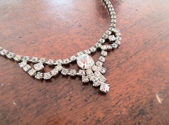 Necklace With Faux Diamonds