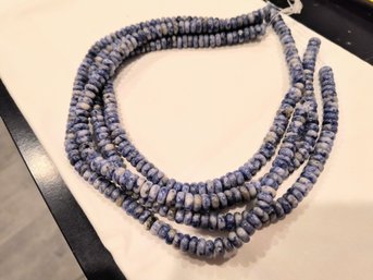 Large Lot Of Possibly Stone Blue And White Beads