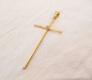 Gold Colored Cross Pendant
