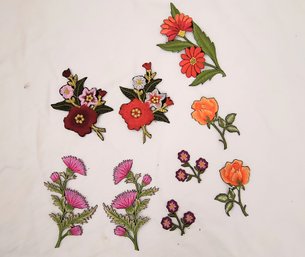 High Quality Sew On And Iron On Flower Themed Clothing Patches