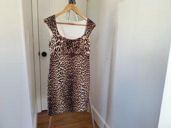 Elie Tahari Cheetah Print Dress