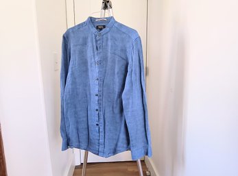 French Men's Linen Shirt From Galeries Lafayette
