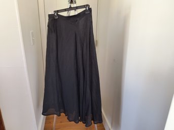 Jaeger Linen/cotton Wrap Skirt