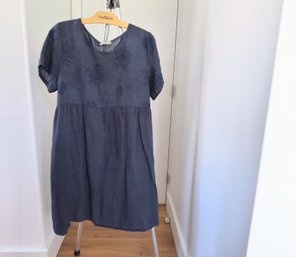 Made In Italy Linen Shift Dress