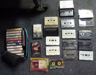 Collection Of Vintage Music Cassettes - Aerosmith, Judas Priest, Paula Abdul, Iron Maiden & More