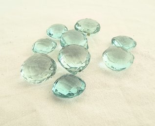 Beads In An Aquamarine Color For Jewelry Making
