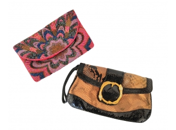 Two Very Distinctive Evening Clutches /purses