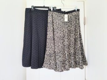 Gap And Banana Republic Two Skirts New With Tags, One Silk One Cotton