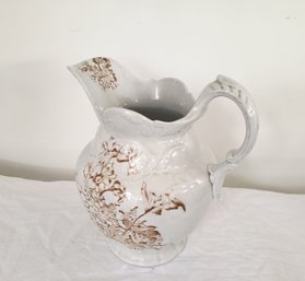 Large Vintage Victorian Style Pitcher
