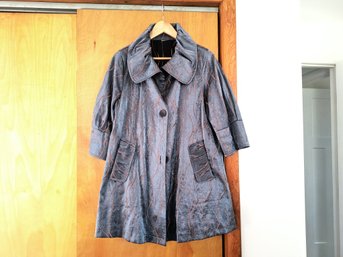 Lightweight Coat In A Shimmery Fabric