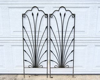 Pair Of Metal Garden Trellises