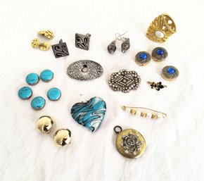 Vintage And New Costume Jewelry Lot, Including Cufflinks