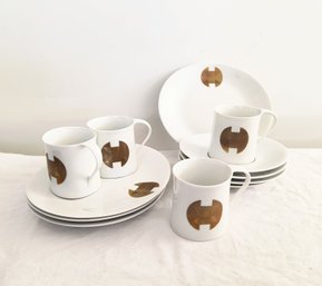 Made In Spain Coffee And Dessert Plate Set