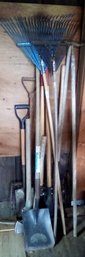 Yard & Garden Tools - Rakes, Shovel, Pole Digger, Edger, Hoe, Forked Shovel, Pick, Spade, Axe