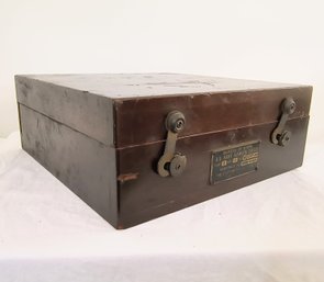 1945 Box Marked US Navy Azimuth Circle - One Of Two Similar In Sale