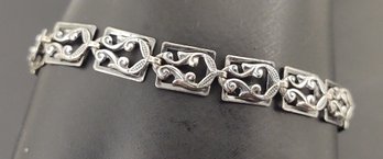 VINTAGE DANECRAFT STERLING SILVER ART NOUVEAU STYLE BRACELET