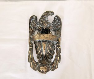 Solid Brass Antique / Vintage Door Knocker. Easy To Polish Up