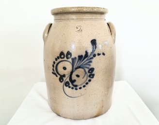 Antique Stoneware Lidded Jar