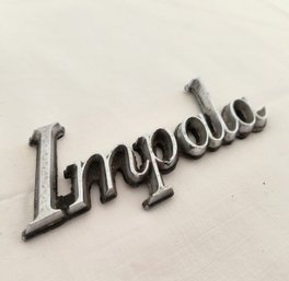 Very Collectible Vintage Car / Auto Emblem Impala - One Of Large Emblem Collection In This Sale