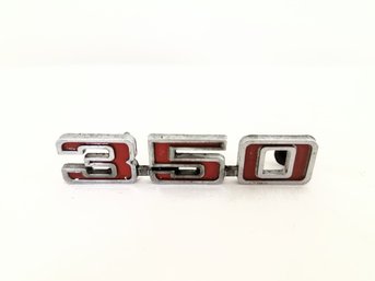 Vintage Truck Emblem/badge Model 350