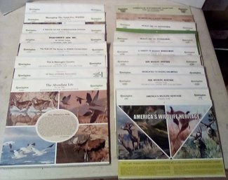 Collection Of Vintage Remington Calendars For Some Years From 1969 Through 1991  JD/C3