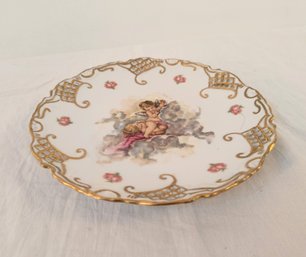 Vintage Dish With Gold Accents