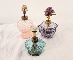 Trio Of Vintage Perfume Bottles