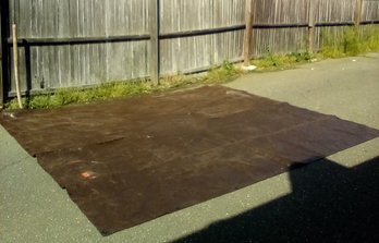 Handy Waterproof Tarp With Grommets - Brown On One Side - Silver On The Other - 9 X 11 Feet  CT/CVBKA