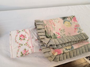 Vintage Pillowcase And Sham Duo