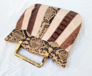 Amazing Vintage Snake Skin Handbags / Purse