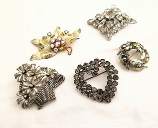 Grouping Of Vintage Pins And Brooches
