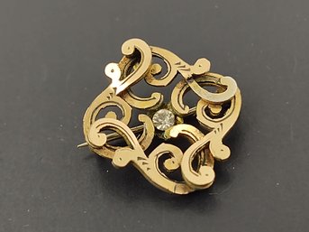 ANTIQUE GOLD FILLED PIN