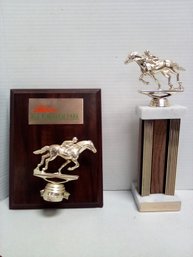 Rockingham Park Horse Racing Awards - Trophy Form & 3-D Plaque Style   LP/ER