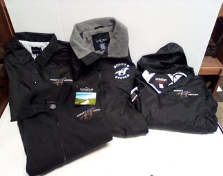 Four New Black Size XL Sonny's Stables Jackets - 3 Ultra Club Collection & 1 Luna Pier  LP/CVBKB Box