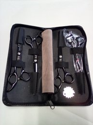 King Star Hair Grooming 4 Scissor Set With Carrying Case    RC/A2