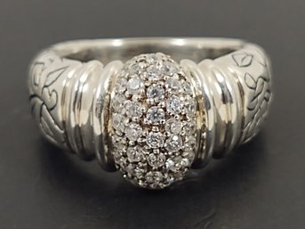 BEAUTIFUL STERLING SILVER CZ RING