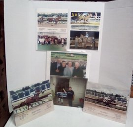 7 Photo Prints Associated With Horse Racing & Sonny's Stable - 4 Are  The Winner's Circle Info   LP/E2
