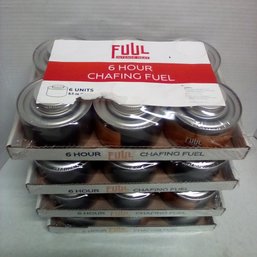 Four New Packages Of Fuul Intense Heat 6-hour Chafing Fuel - 6 Units, 8.6 Oz Each Bonnie/D5