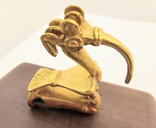 24k Gold Plated Pre-Columbian Reproduction Artwork