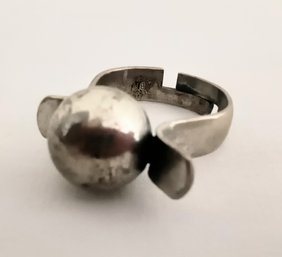 Mid-century Modern Sterling Silver Ring
