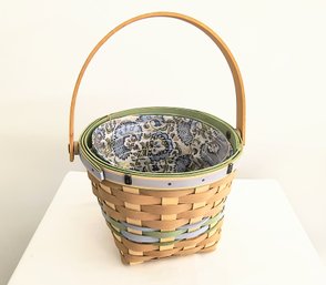 Longaberger Easter Basket With Removable Liners