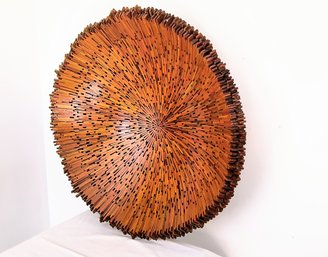 Stunning Wood Bowl - One Of Two Similar In This Sale